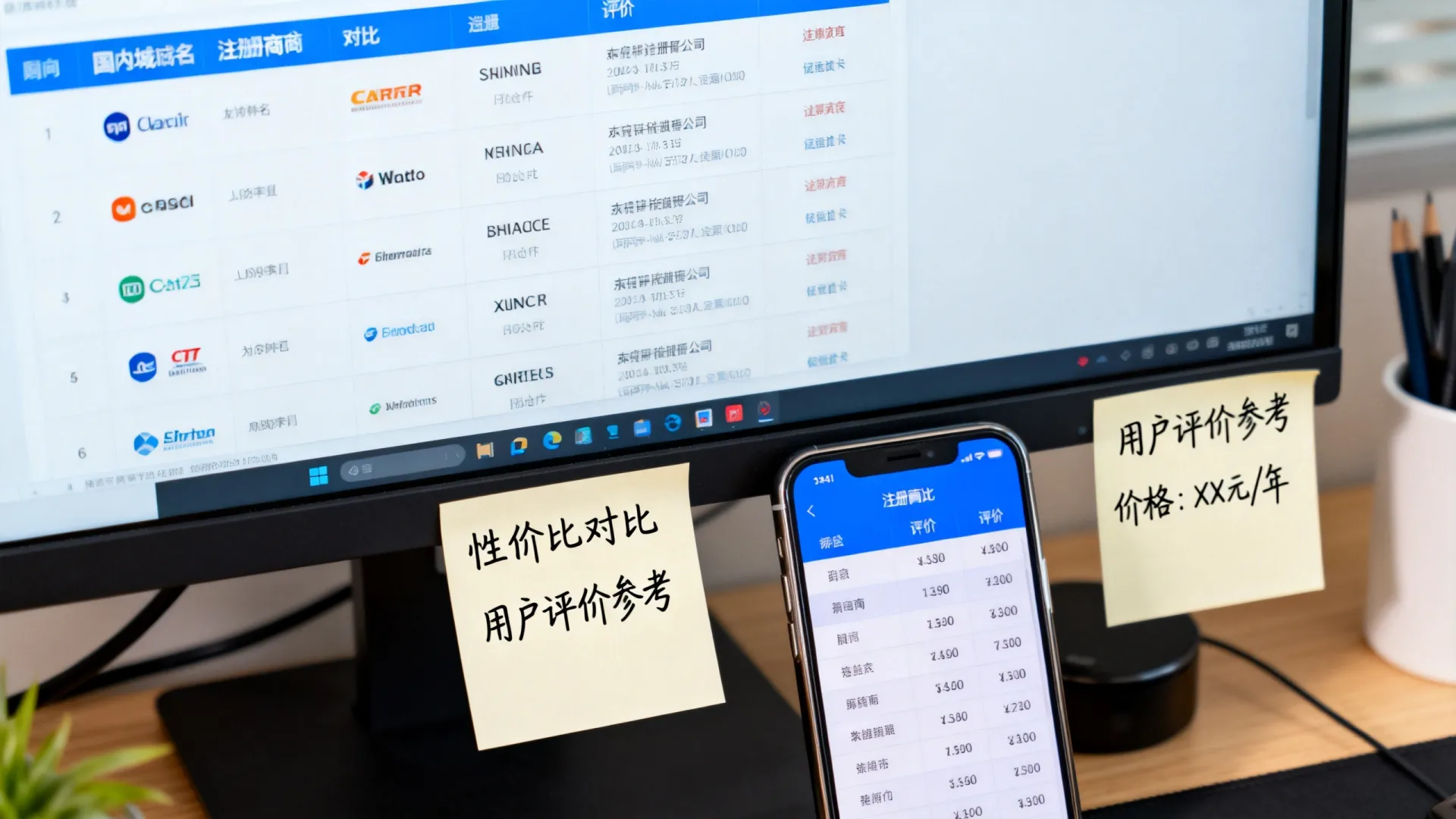国内域名注册商比较 国内域名注册商比较