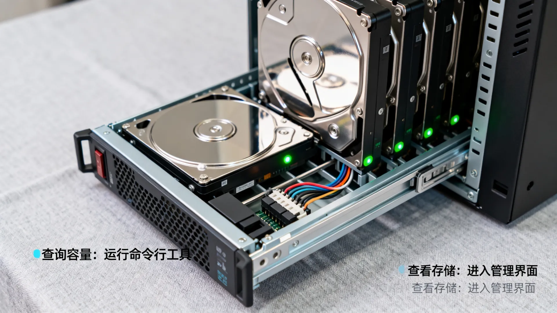 服务器硬盘存储如何查看？服务器硬盘容量怎么查？