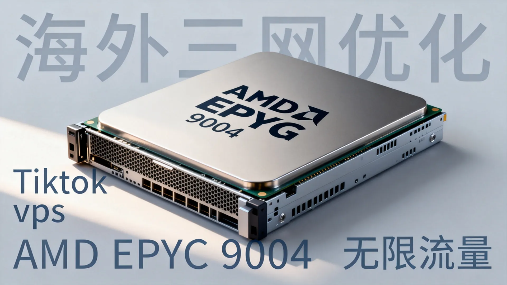 2026年 海外三网优化 Tiktok vps - AMD EPYC 9004,无限流量 2026年 海外三网优化 Tiktok vps