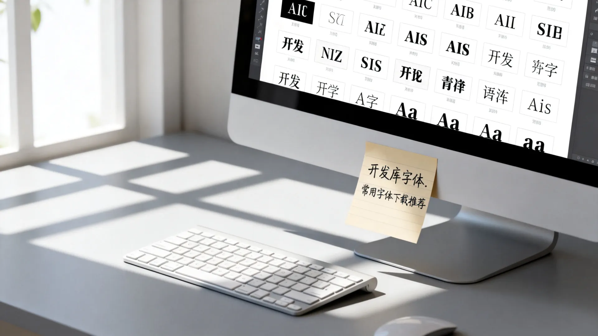 开发库字体怎么找？开发库常用字体下载推荐