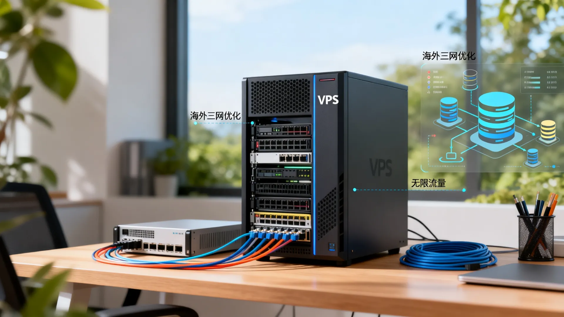 海外三网优化 无限流量VPS - NVMe SSD,流量用不完,立减 海外三网优化 无限流量VPS