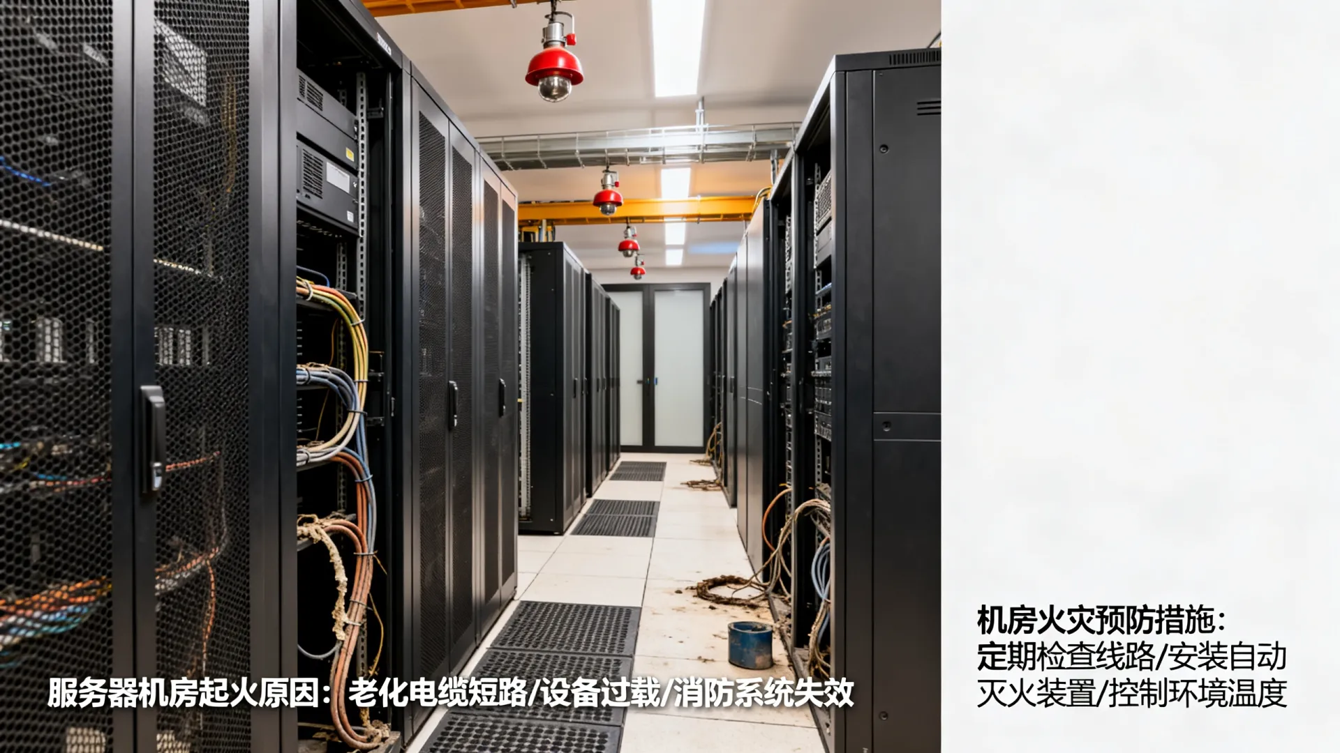 服务器机房起火原因是什么,机房火灾如何预防 服务器机房起火原因是什么