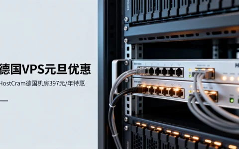 德国VPS元旦优惠力度如何?HostCram德国机房397元/年特惠