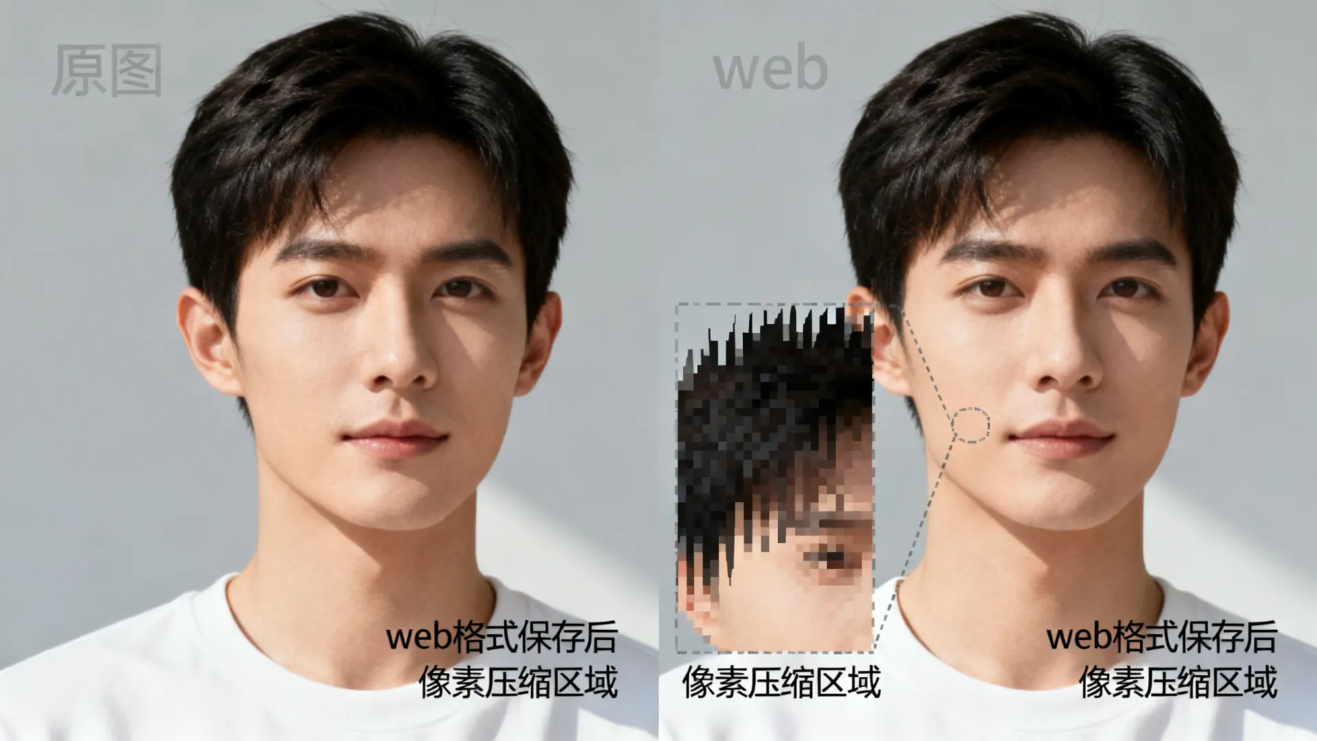 AI图片保存后为什么有锯齿，存储为web格式图片锯齿原因