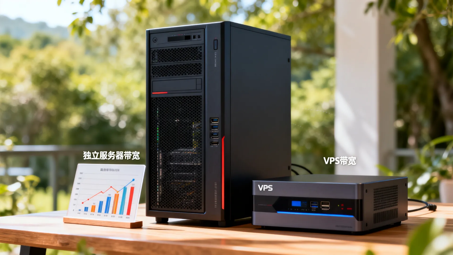 独立服务器带宽和VPS带宽区别在哪