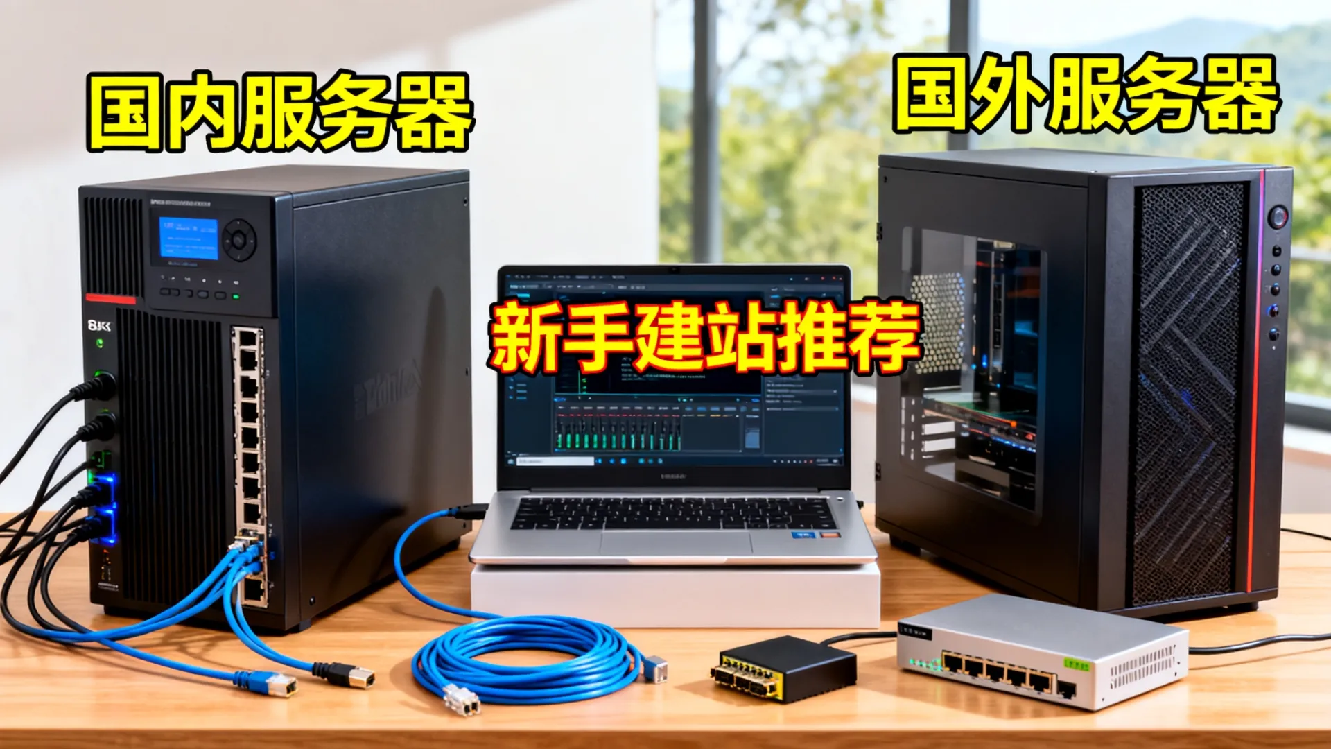 国内服务器和国外服务器有什么区别，新手建站该怎么选？