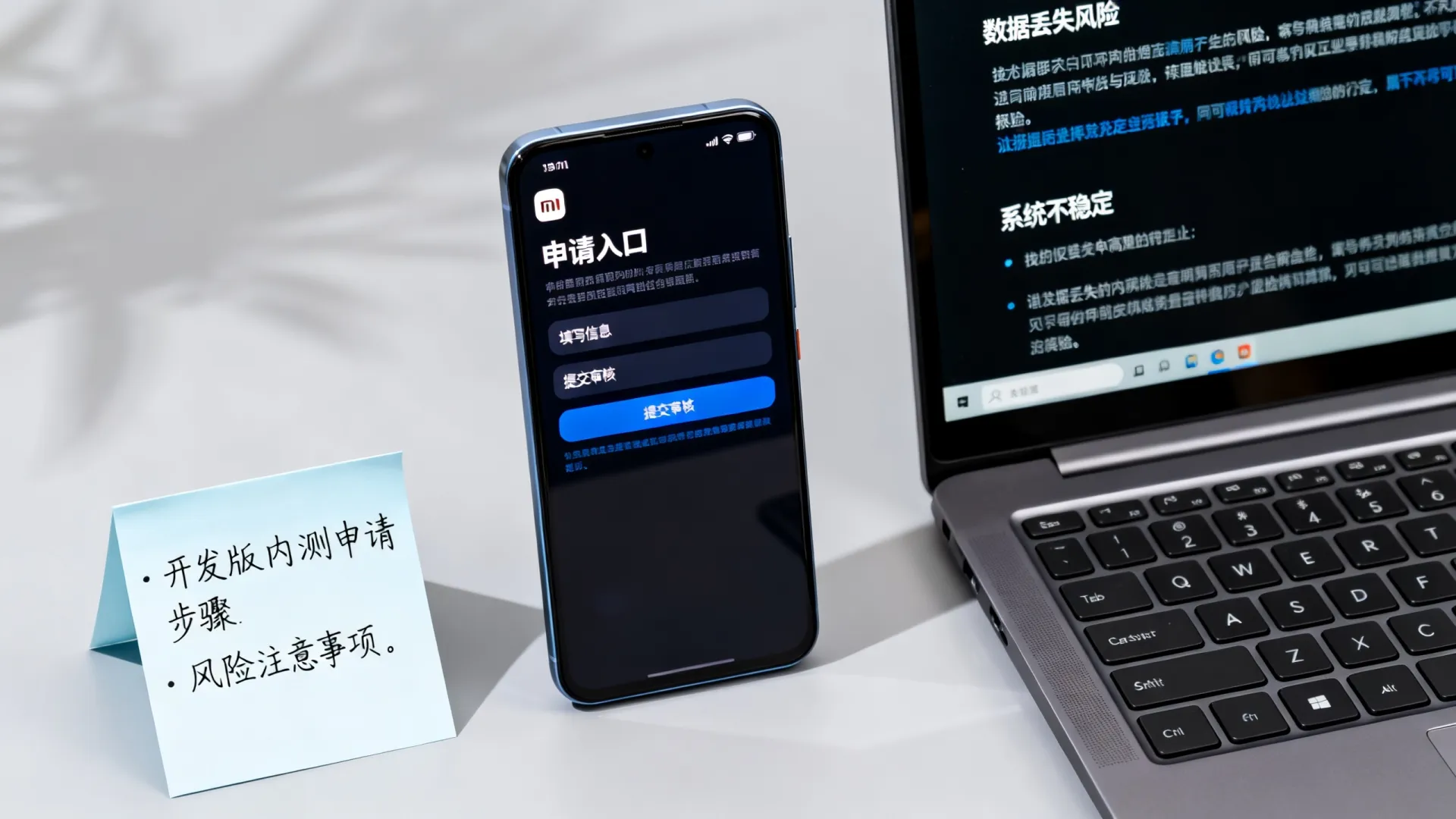 小米开发版内测怎么申请，小米开发版内测有什么风险
