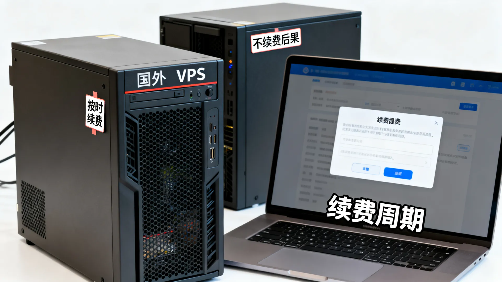 国外vps服务器按时续费有几个，国外vps不续费会有什么后果