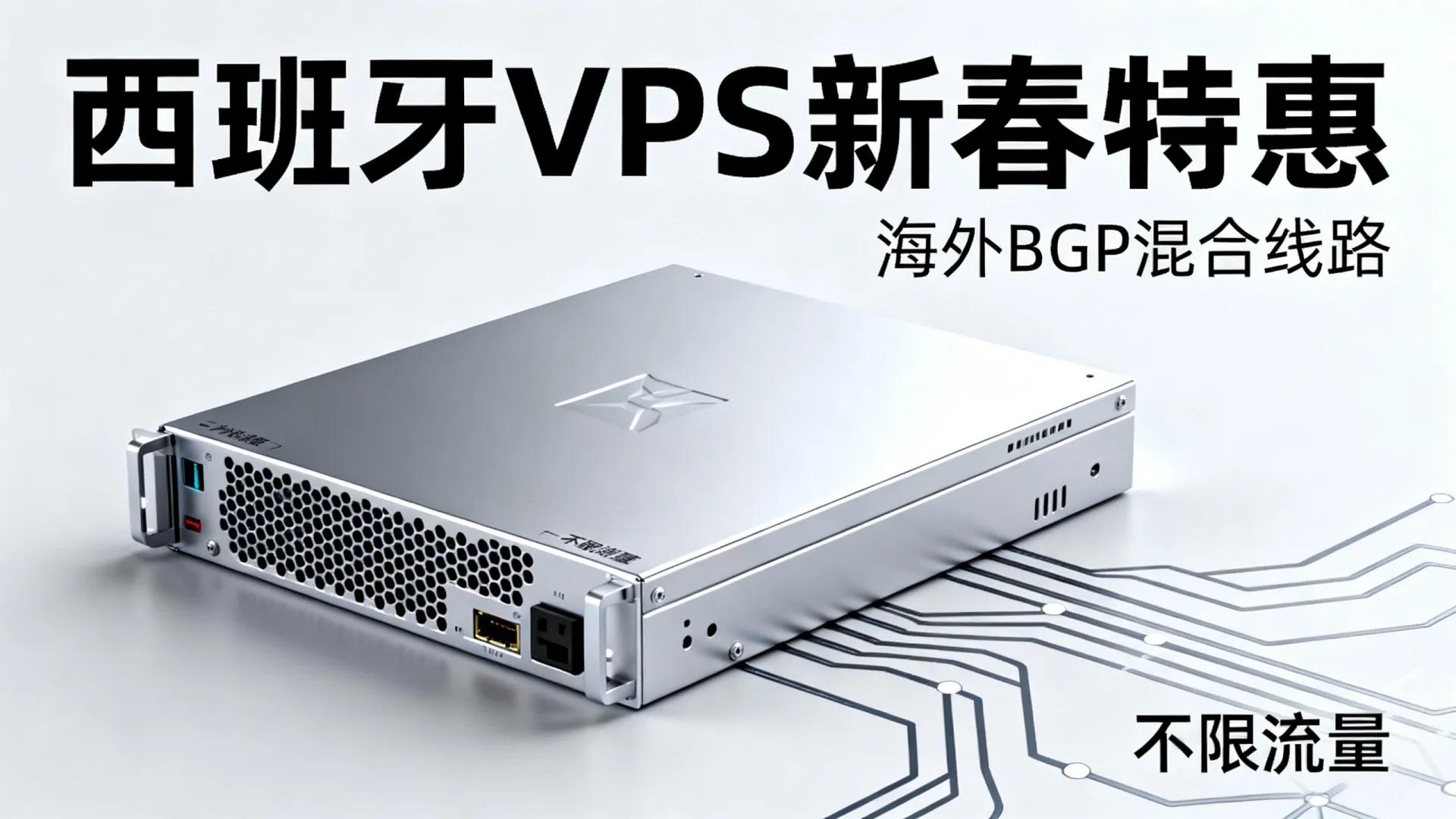 新春特惠 海外BGP混合线路 西班牙VPS