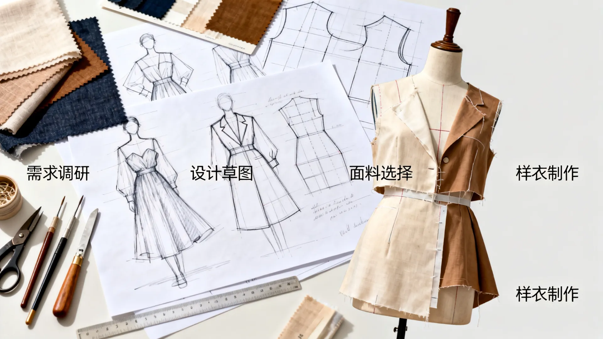 服装新产品开发流程是什么，如何做好服装设计开发？
