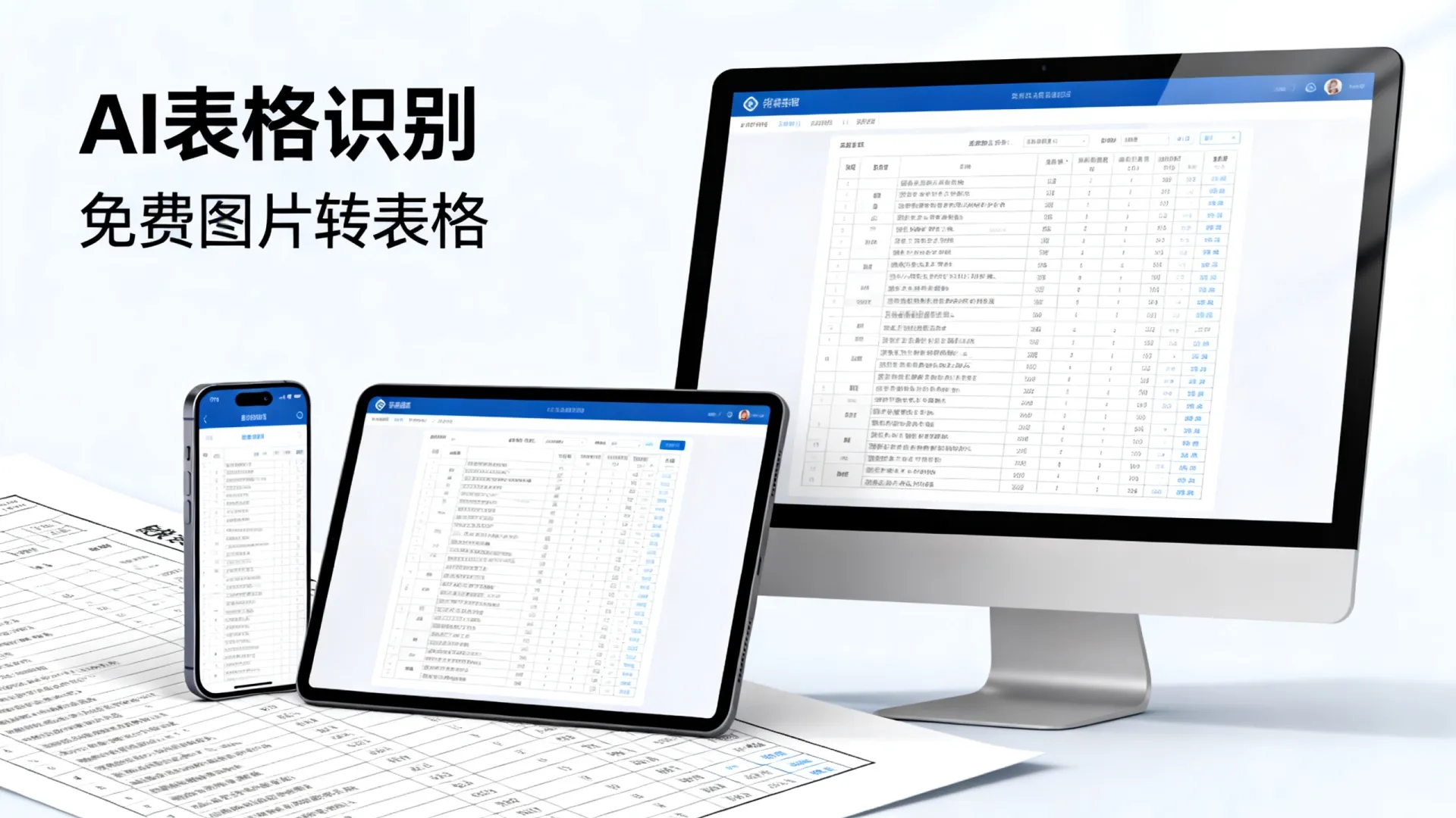 AI表格文字识别哪个好，免费图片转表格软件怎么选