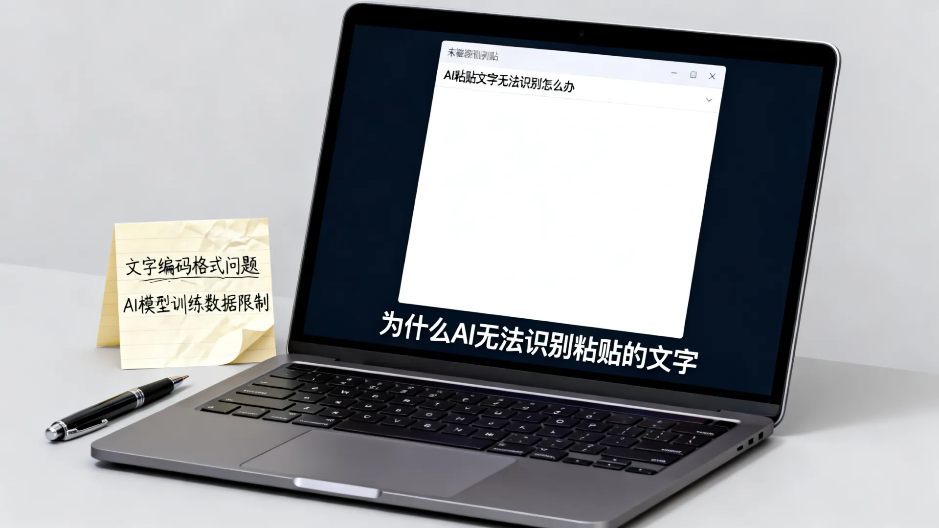 ai粘贴的文字无法识别 ai粘贴的文字无法识别