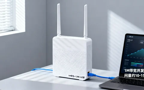 带宽1M等于多少流量?1M带宽能承受多少人访问