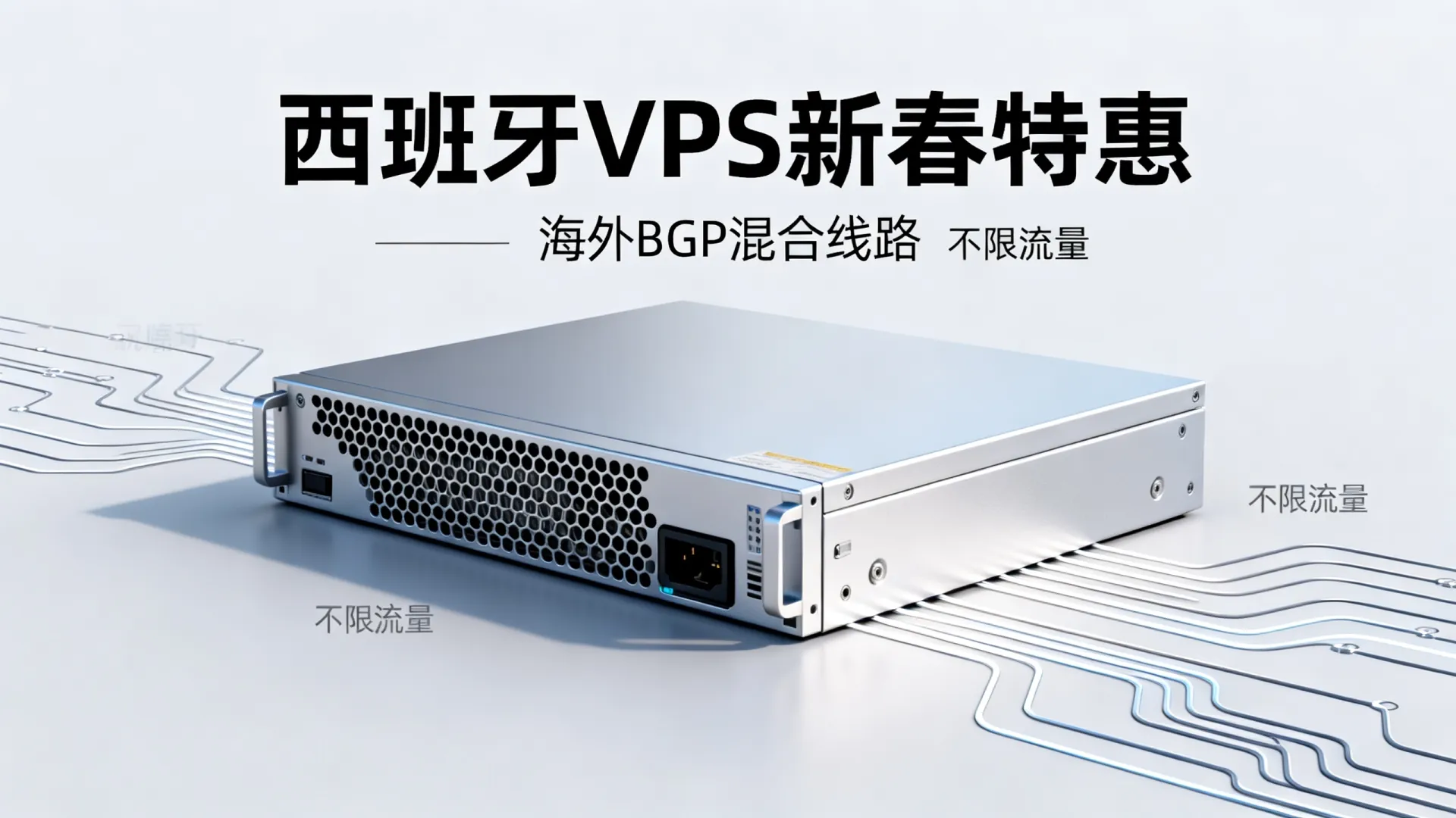 新春特惠 海外BGP混合线路 西班牙VPS