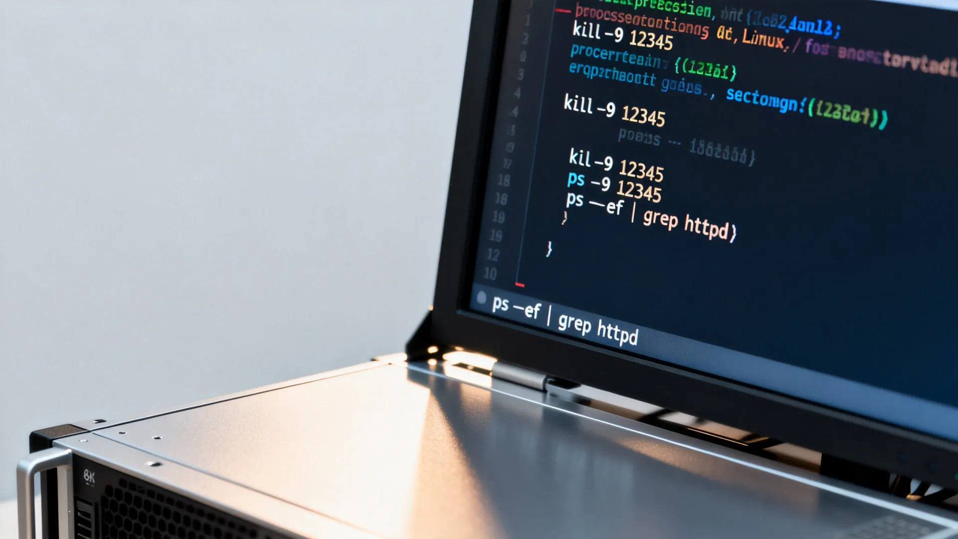 服务器操作系统linux中杀死进程怎么写，linux强制结束进程命令是什么