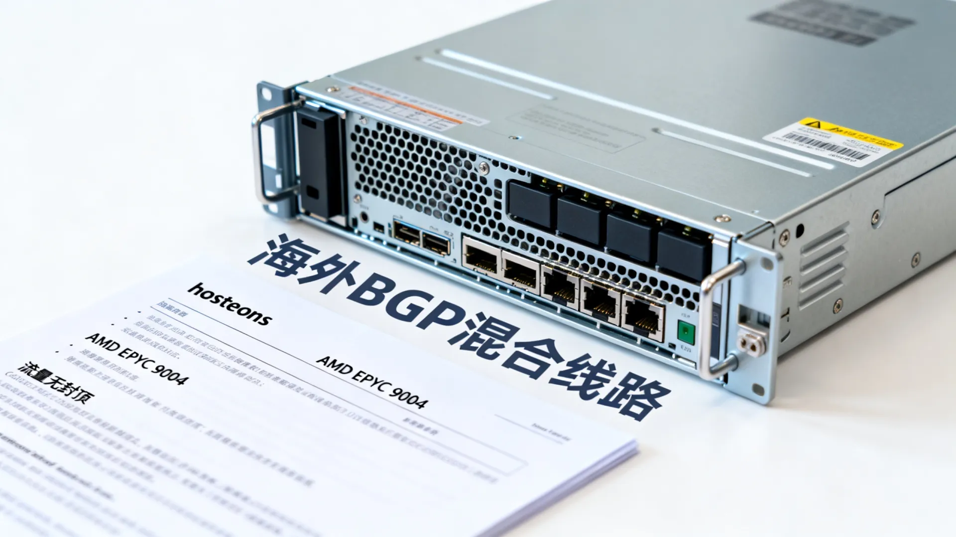 海外BGP混合线路 hosteons怎么样，AMD EPYC 9004流量无封顶吗