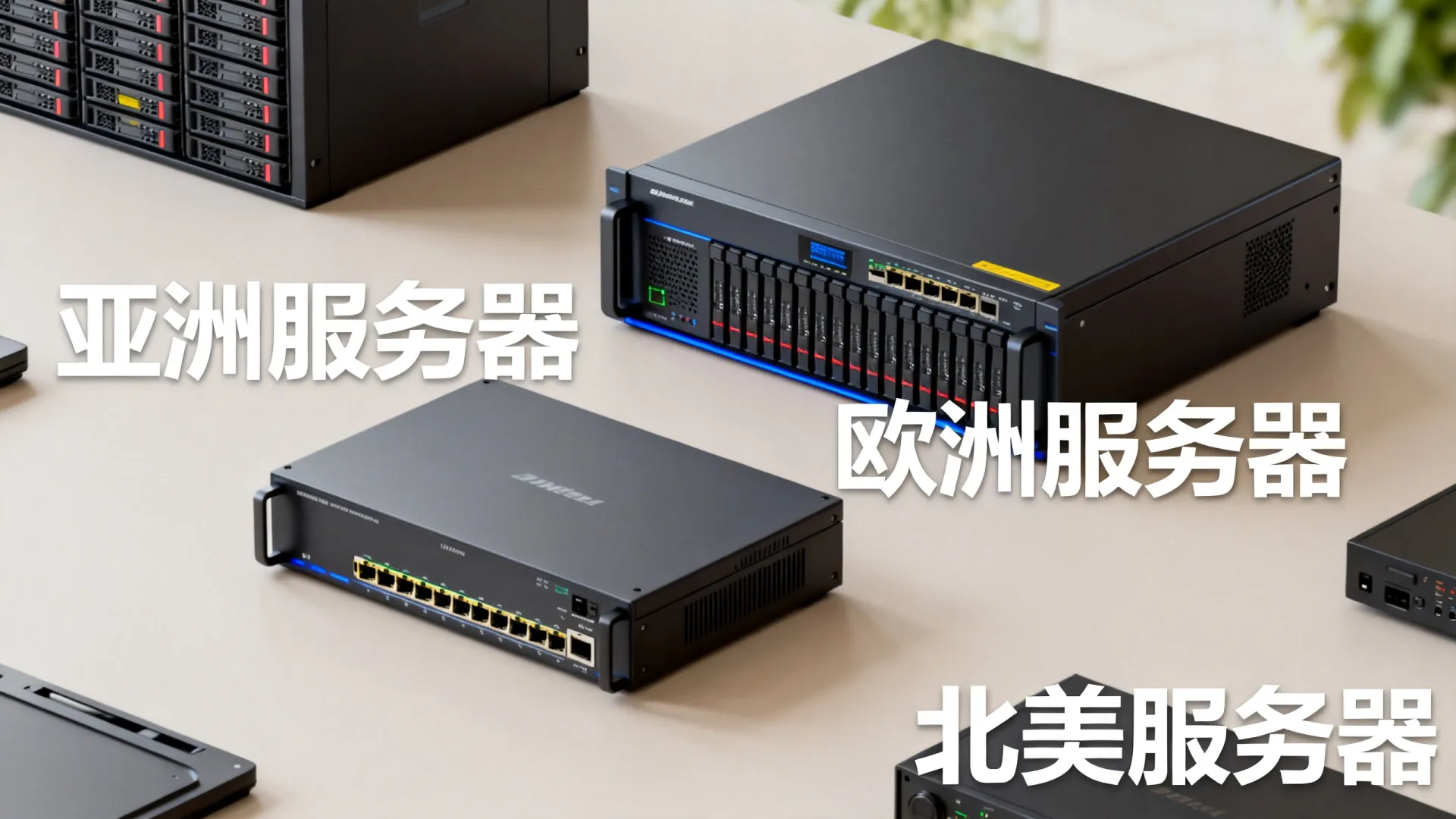 服务器地区的比较 服务器地区的比较
