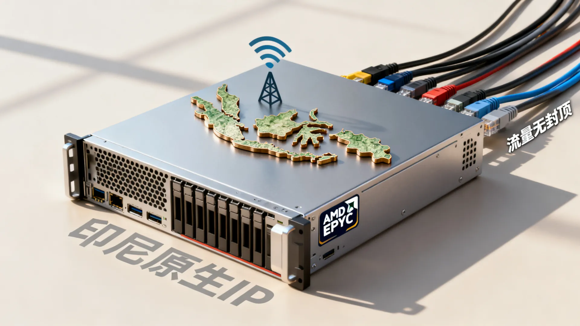 海外原生IP 印尼原生ip - AMD EPYC 9004,流量无封顶,免费赠送 海外原生IP 印尼原生ip