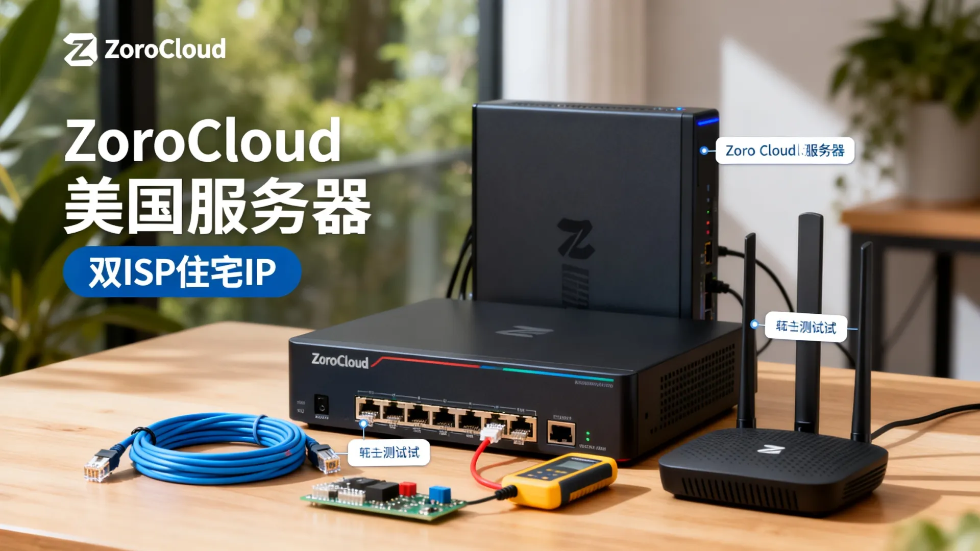ZoroCloud美国服务器测评好吗，双ISP住宅IP值得买吗？