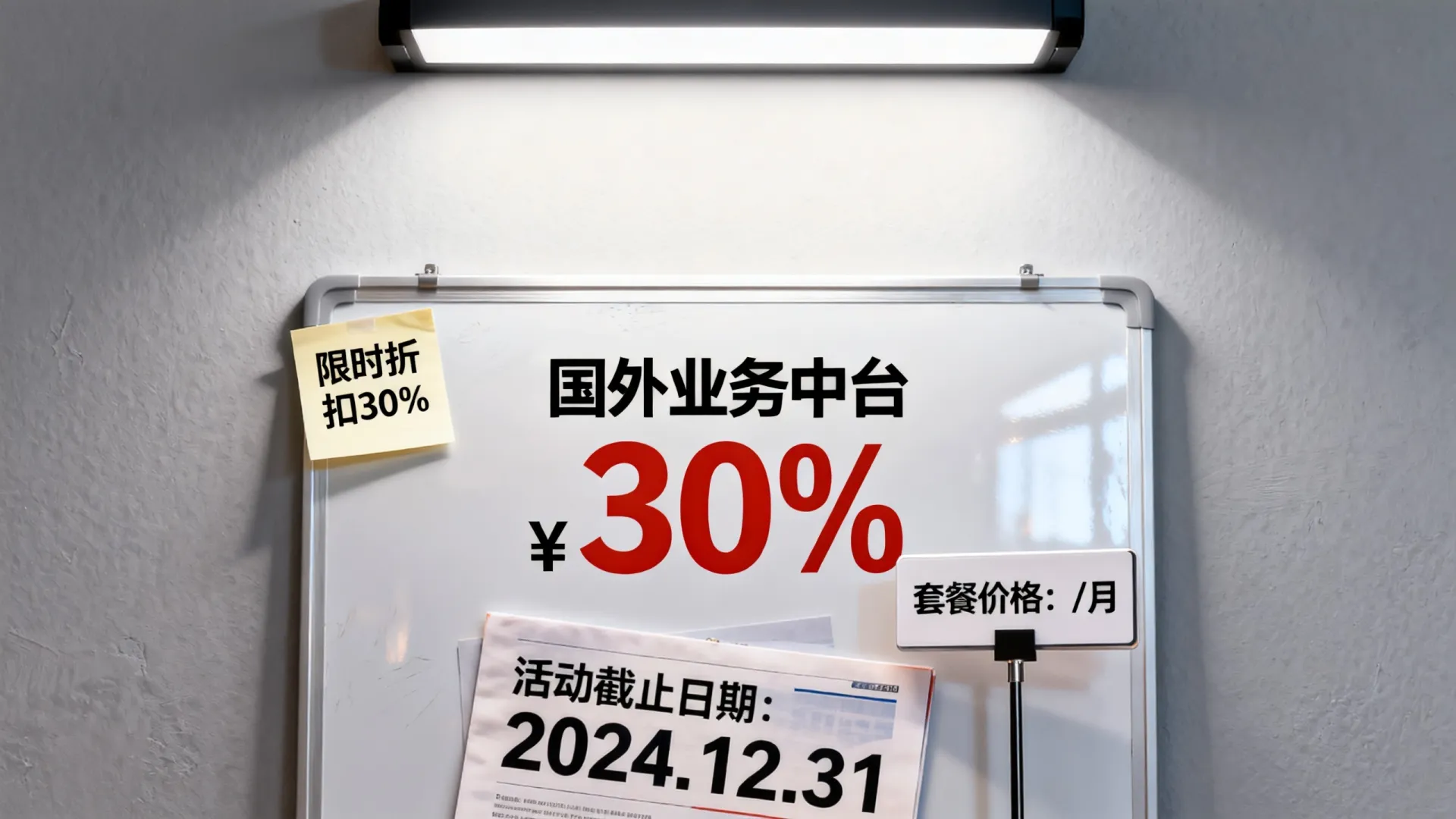 国外业务中台促销 国外业务中台促销