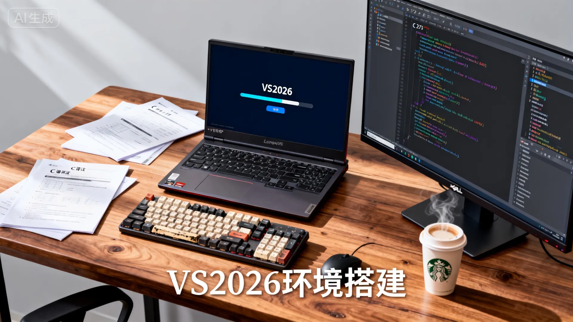 Windows下如何开发C程序?VS2026环境搭建教程 Windows下如何开发C程序