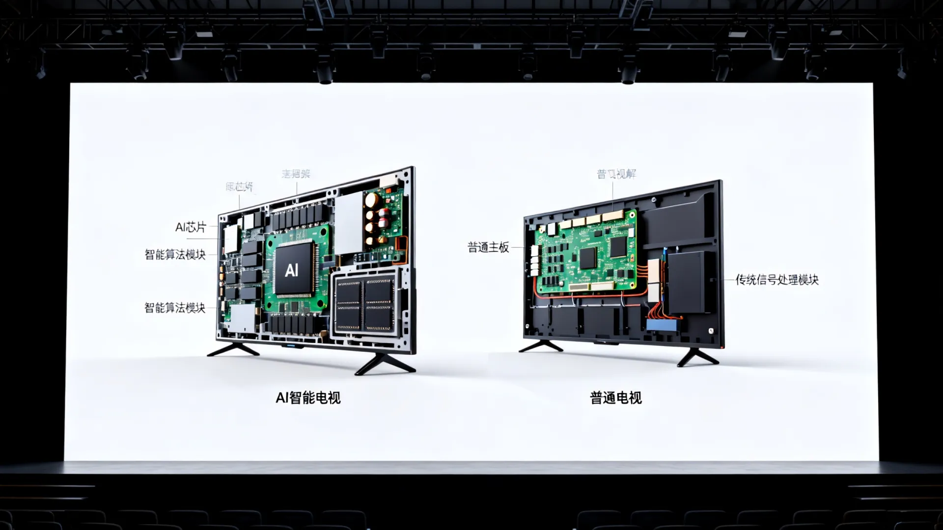 AI智能电视原理是什么，和普通电视区别大吗？
