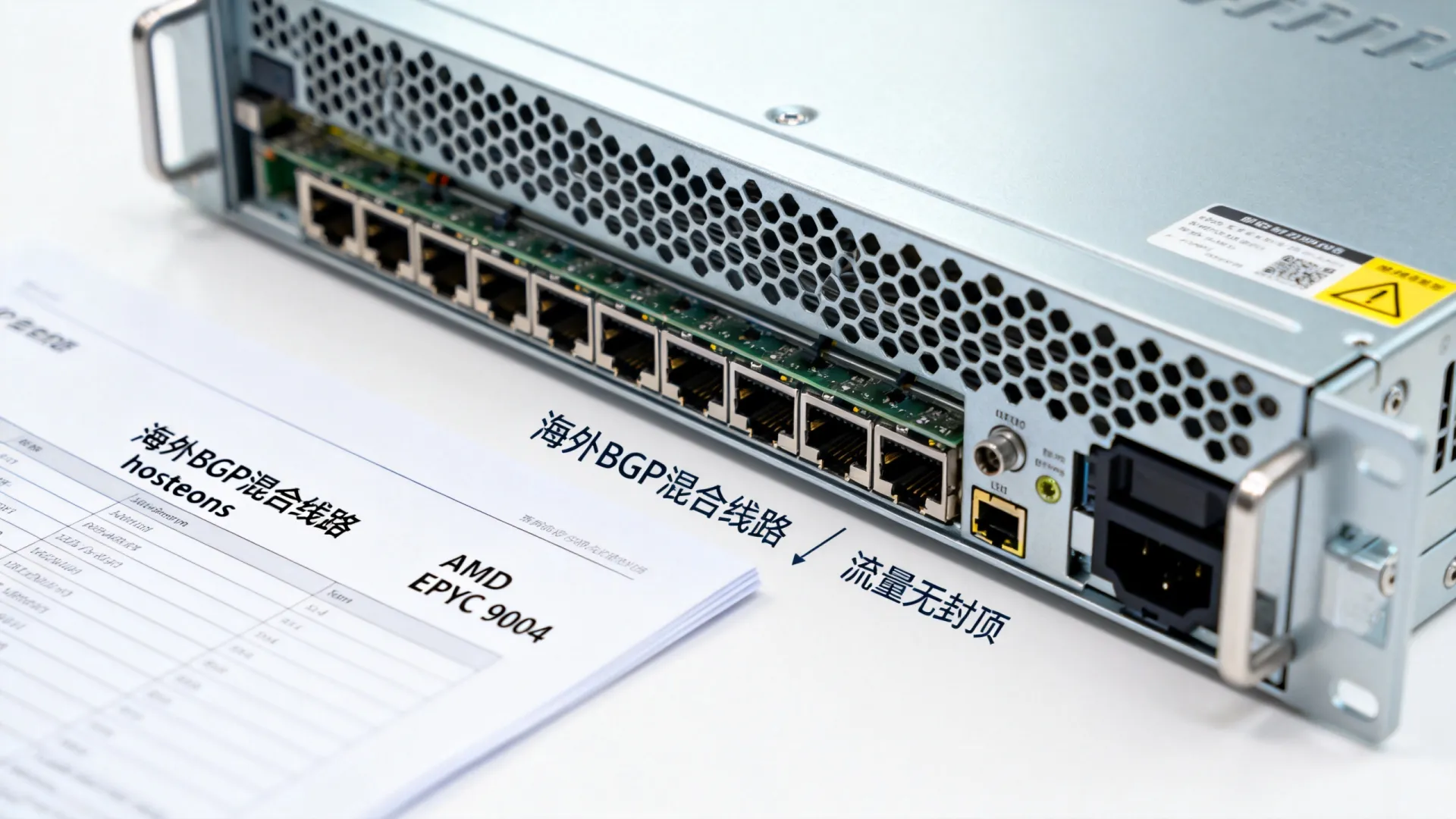 海外BGP混合线路 hosteons - AMD EPYC 9004,流量无封顶 海外BGP混合线路 hosteons