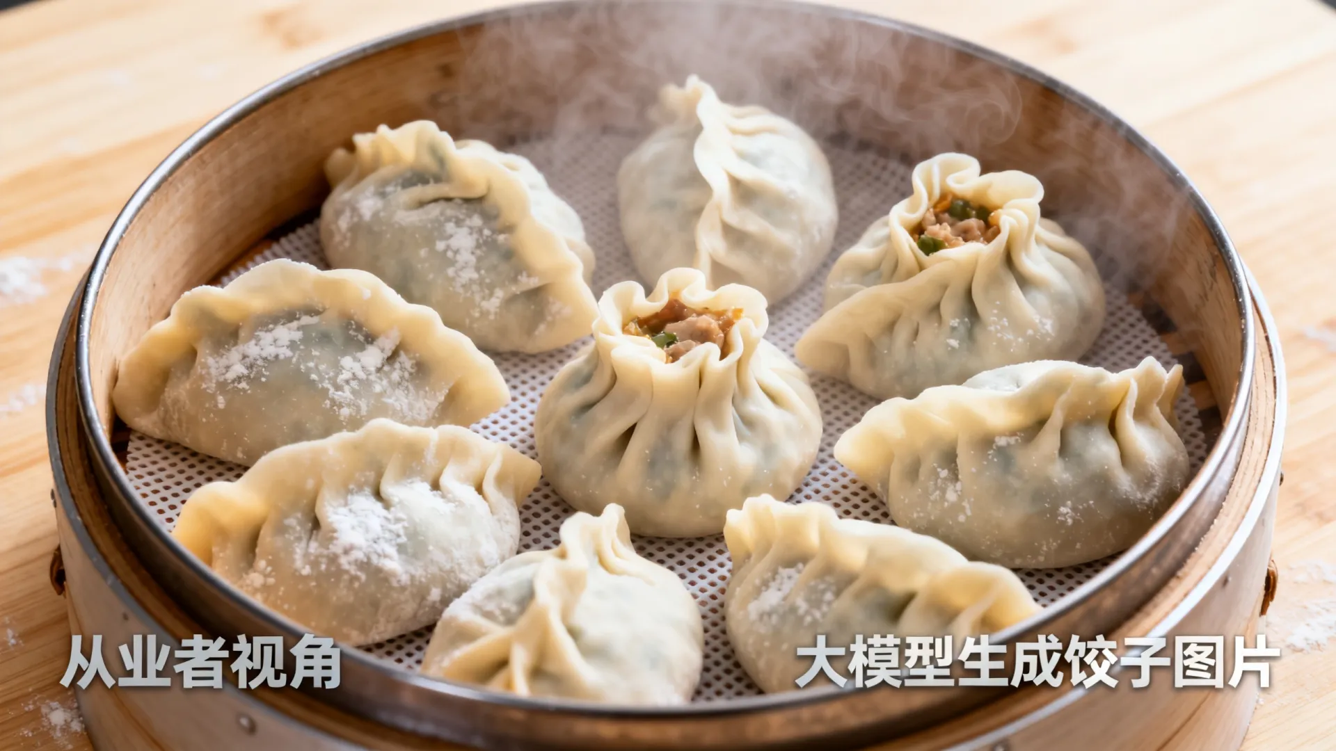 关于大模型画画饺子图片