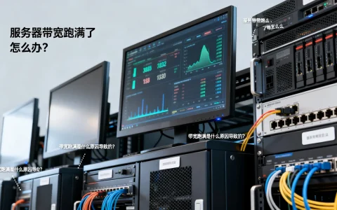 服务器带宽跑满了怎么办?带宽跑满是什么原因导致的?