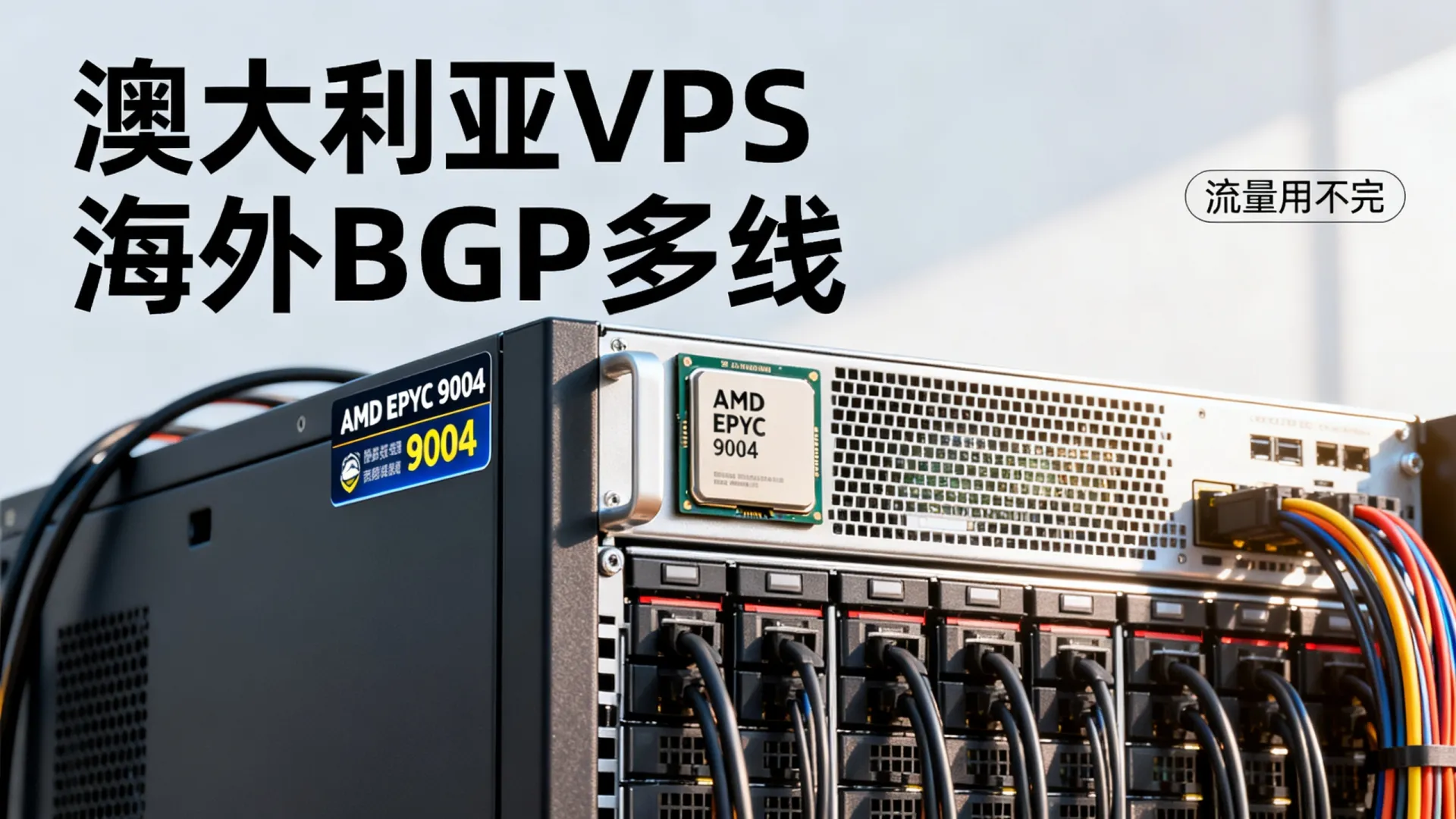 澳大利亚VPS怎么样，海外BGP多线AMD EPYC 9004流量用不完