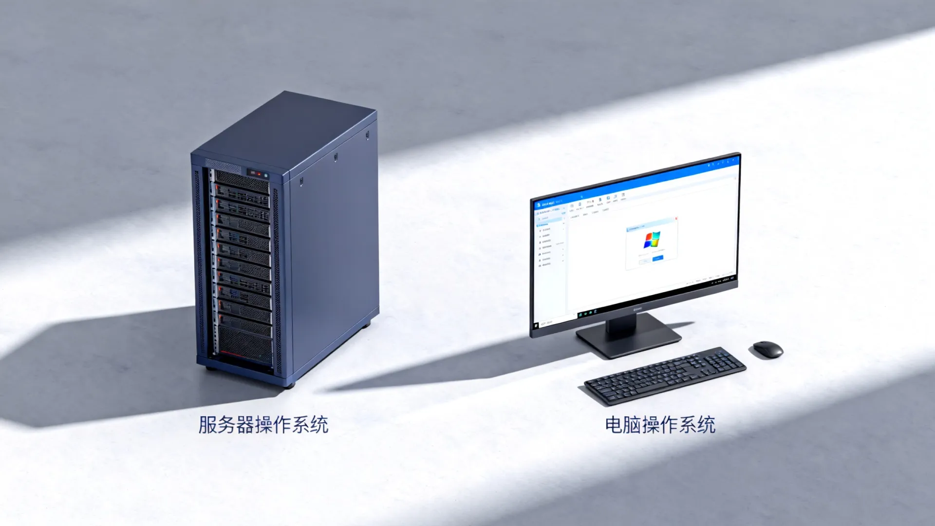 服务器操作系统和电脑操作系统一样吗，有什么区别