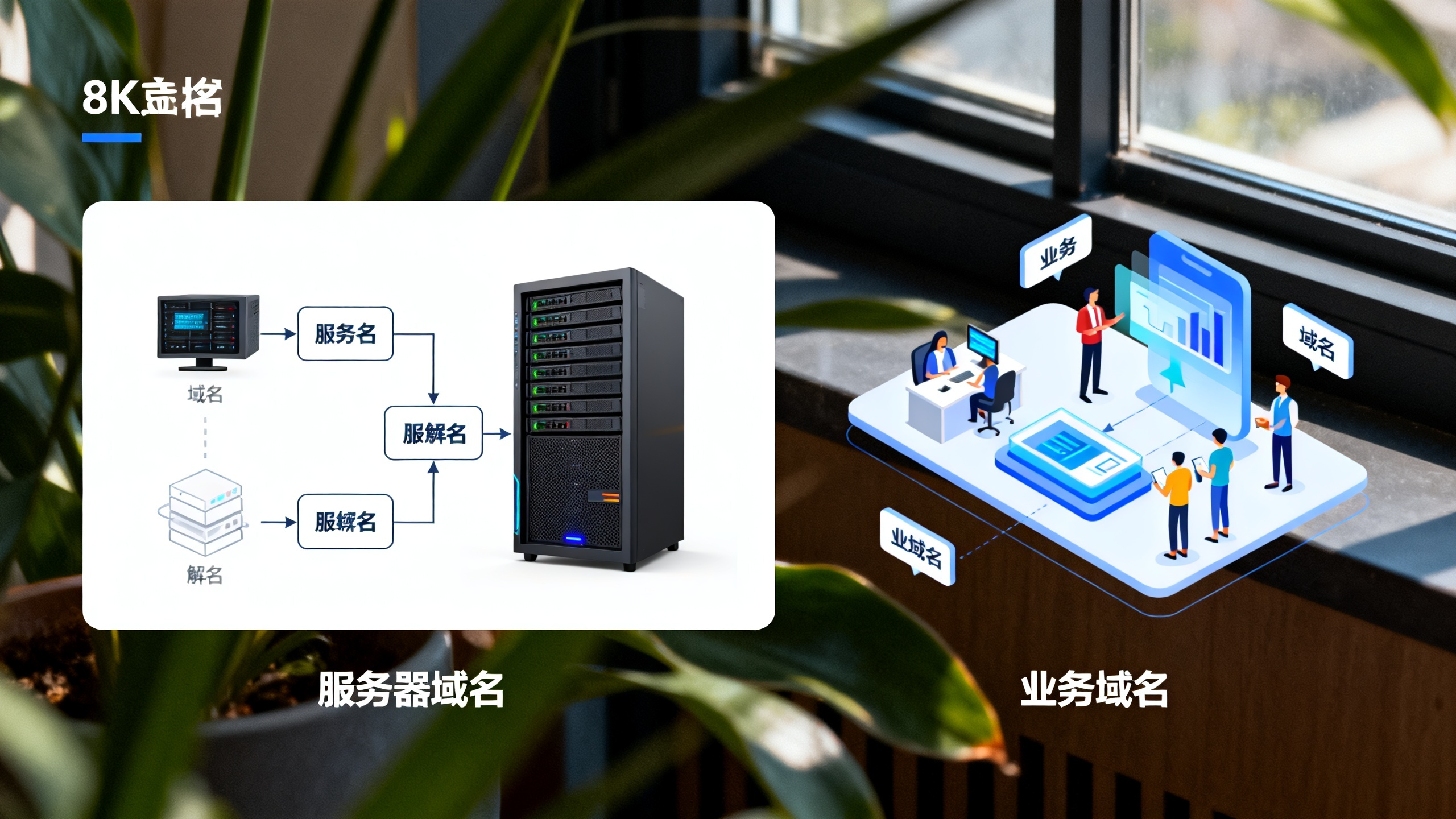 服务器域名和业务域名区别 服务器域名和业务域名区别
