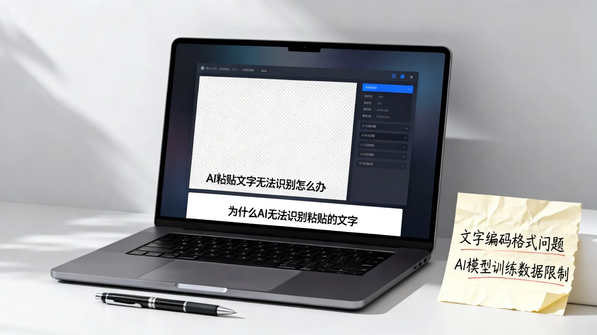 ai粘贴的文字无法识别 ai粘贴的文字无法识别