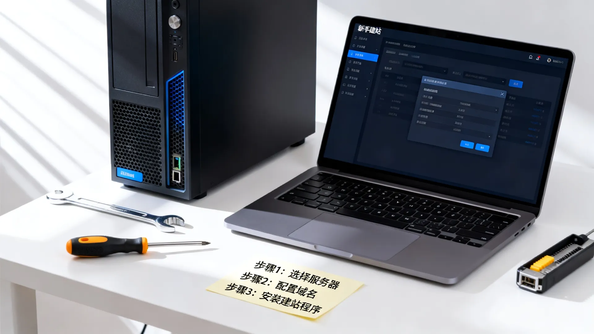 服务器怎么搭建自己的网站，新手建站详细步骤是什么