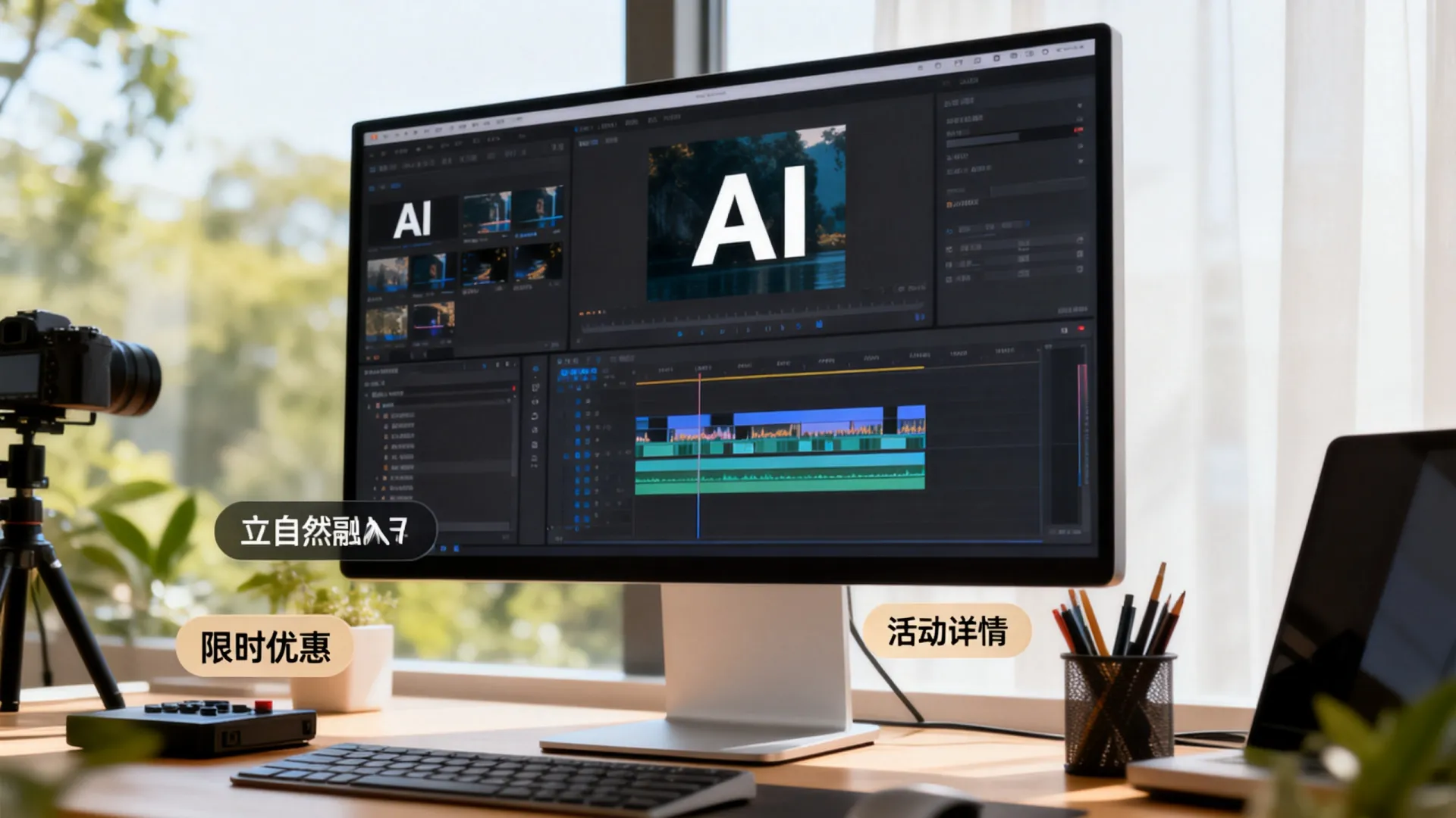 AI剪辑促销活动怎么参加？AI剪辑优惠价格是多少