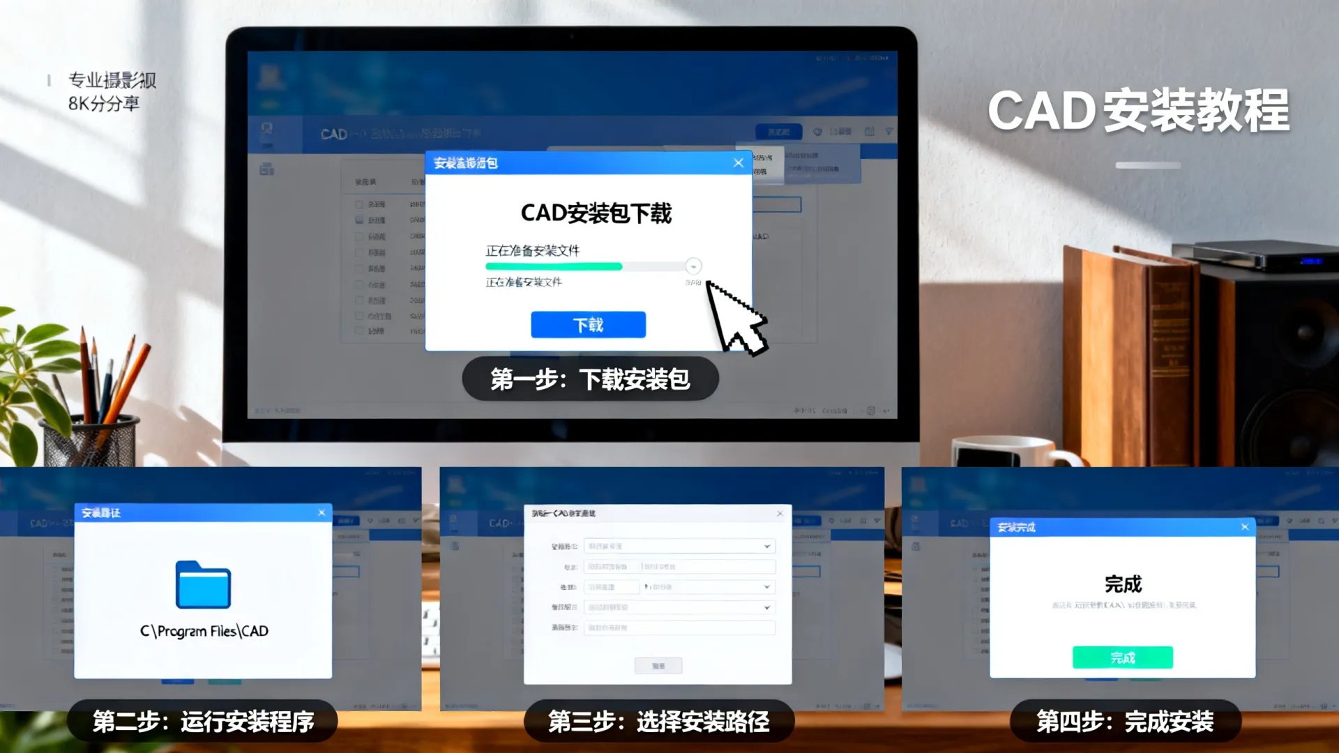 cad怎么安装到电脑上面 cad怎么安装到电脑上面
