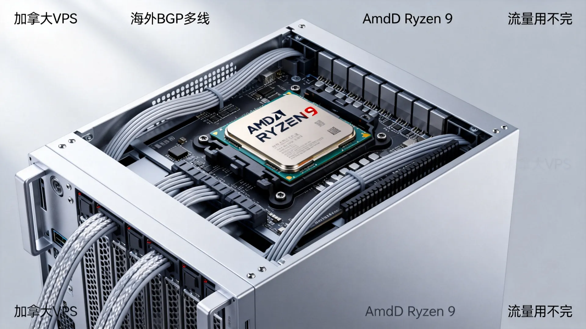 加拿大VPS怎么样，海外BGP多线AMD Ryzen 9流量用不完吗