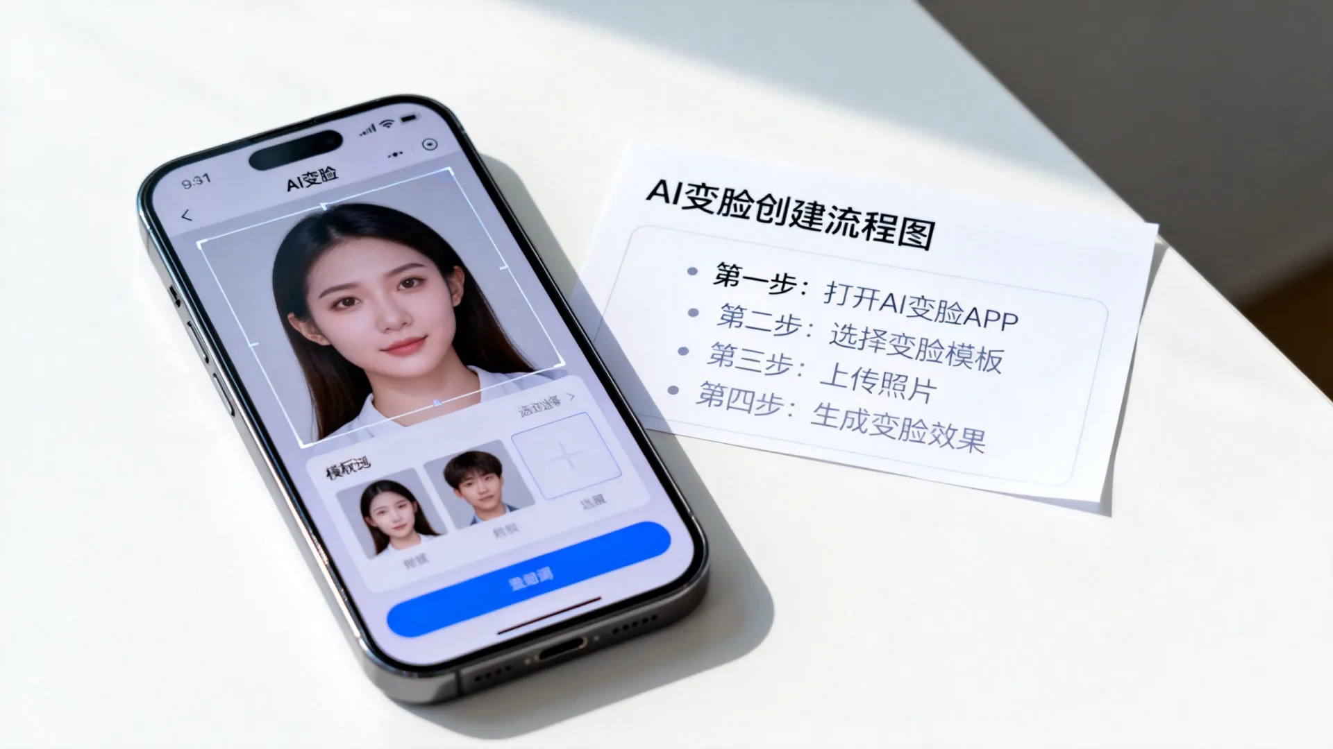 AI变脸如何创建