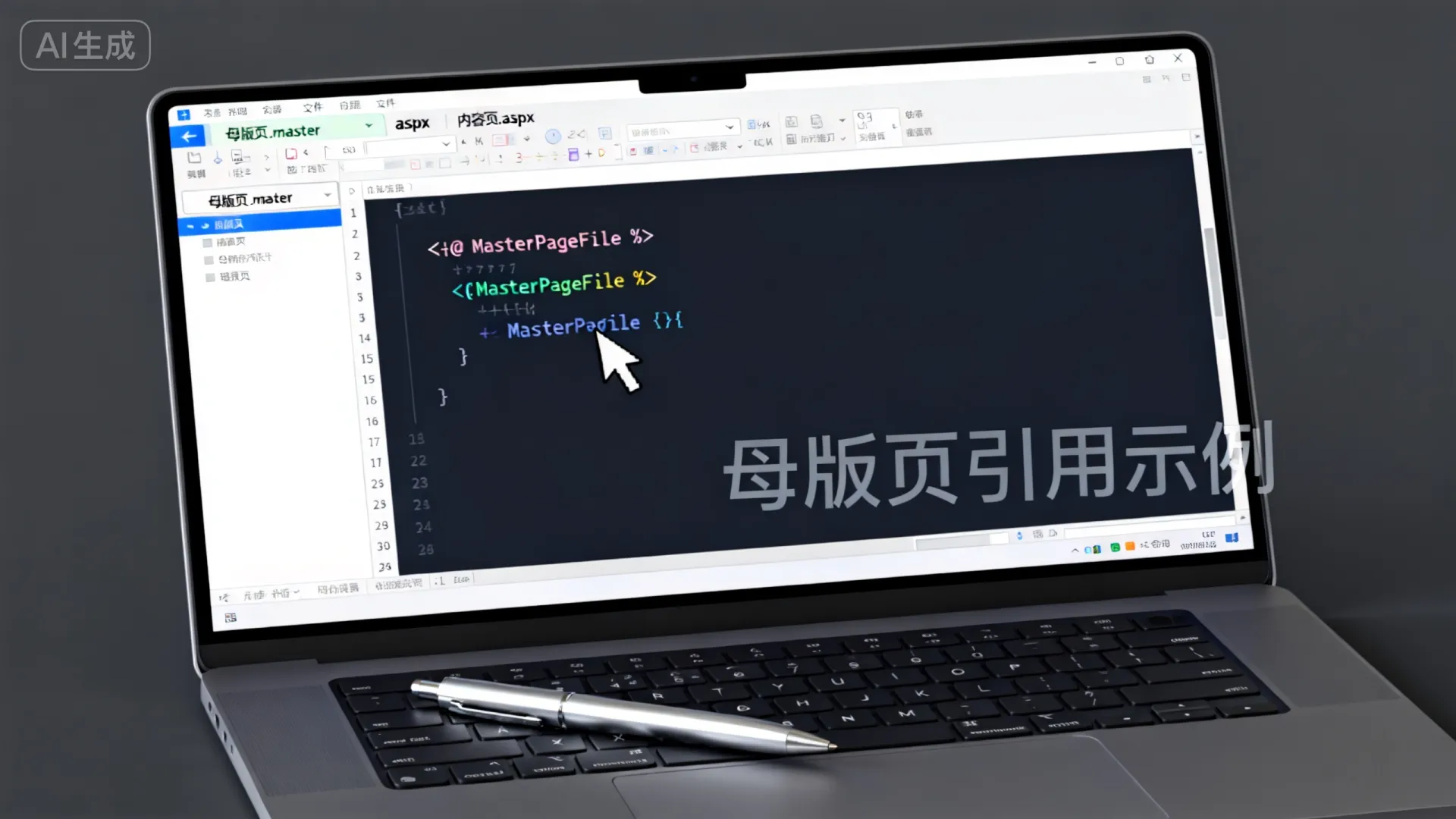 aspx引用母版页 aspx引用母版页