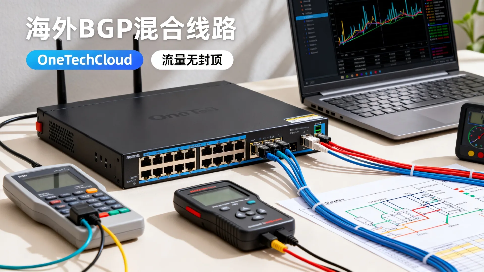 海外BGP混合线路怎么样？OneTechCloud流量无封顶评测