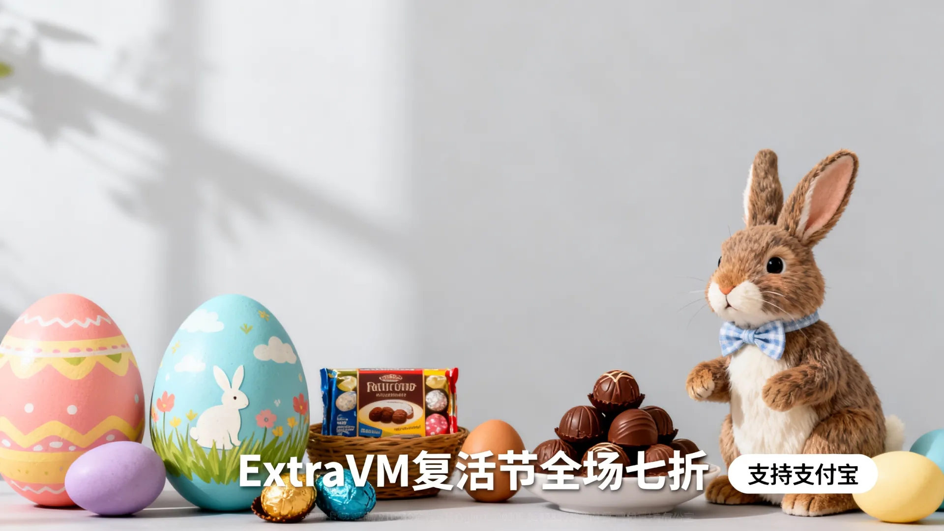 ExtraVM复活节全场七折怎么样？支持支付宝吗？