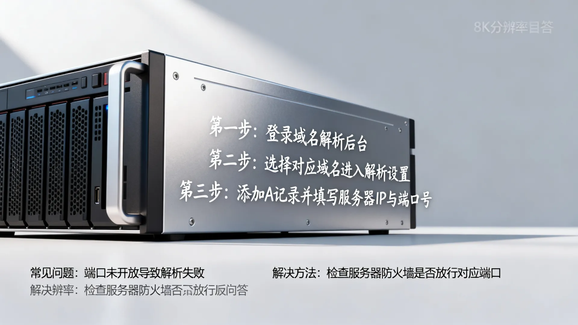 服务器域名加端口解析具体步骤及常见问题解答？
