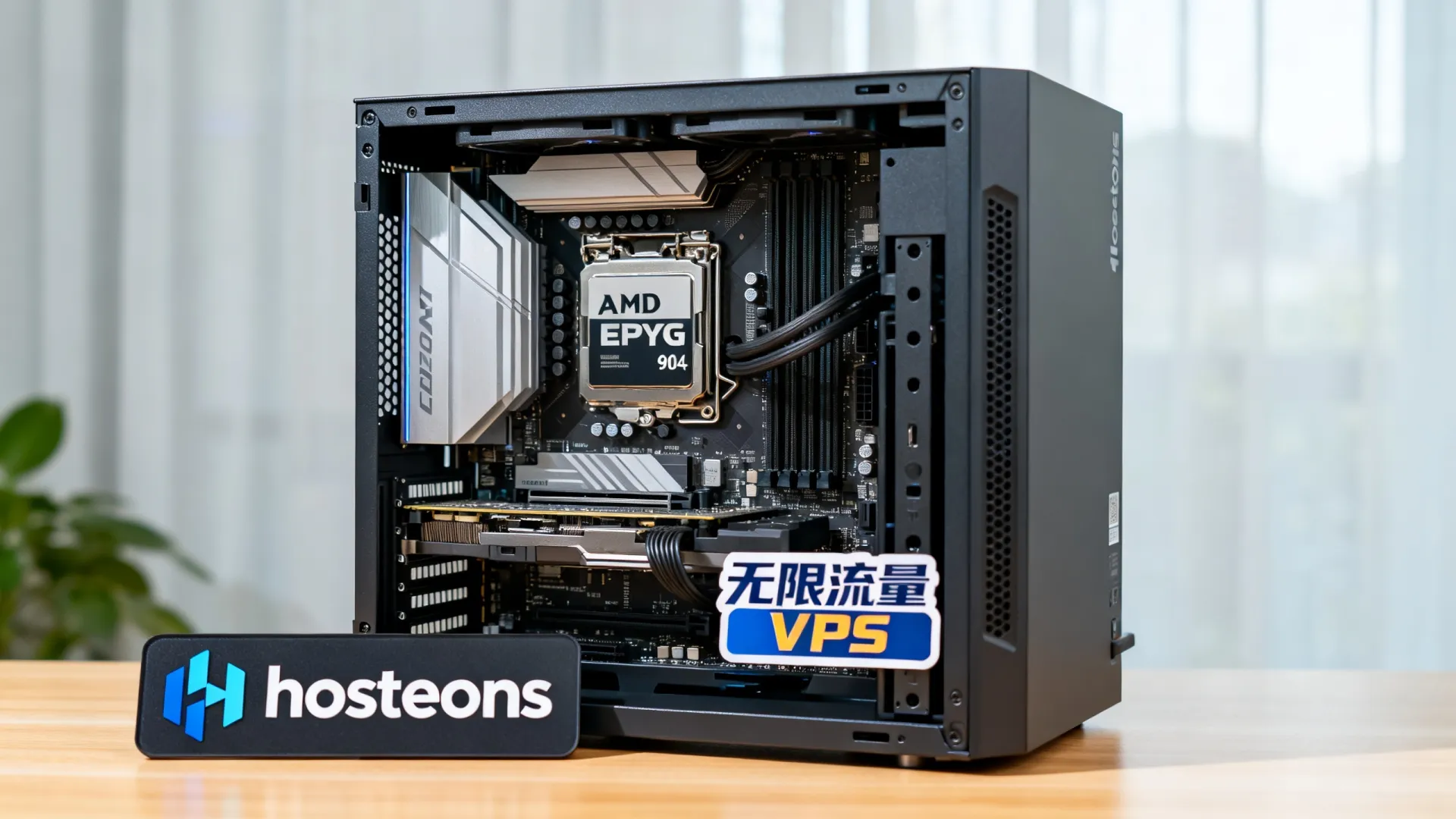 海外三网优化hosteons怎么样，AMD EPYC 9004无限流量VPS推荐