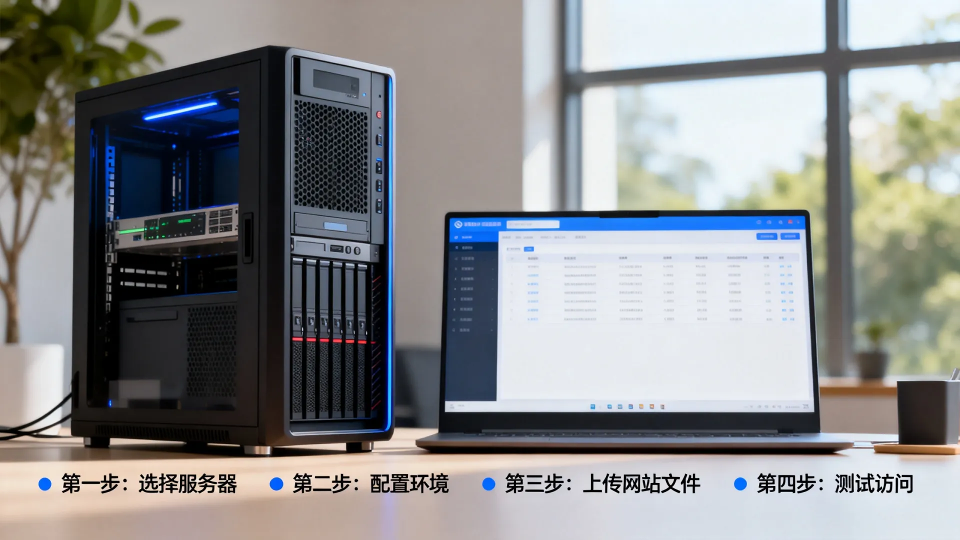 服务器怎么搭建网站，新手建站详细步骤教程