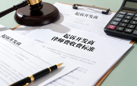 起诉开发商多少钱，起诉开发商律师费收费标准是多少