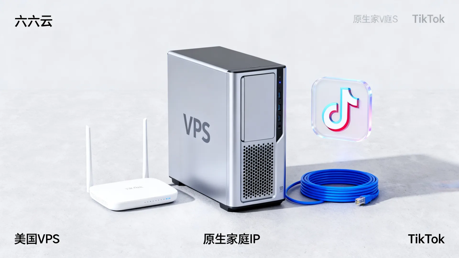 六六云美国VPS好用吗？原生家庭IP适合TikTok吗？
