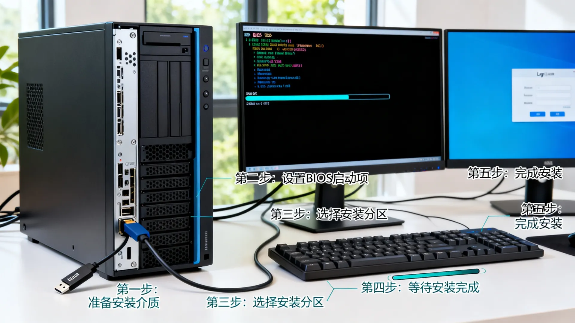 服务器操作系统怎么安装 服务器操作系统怎么安装