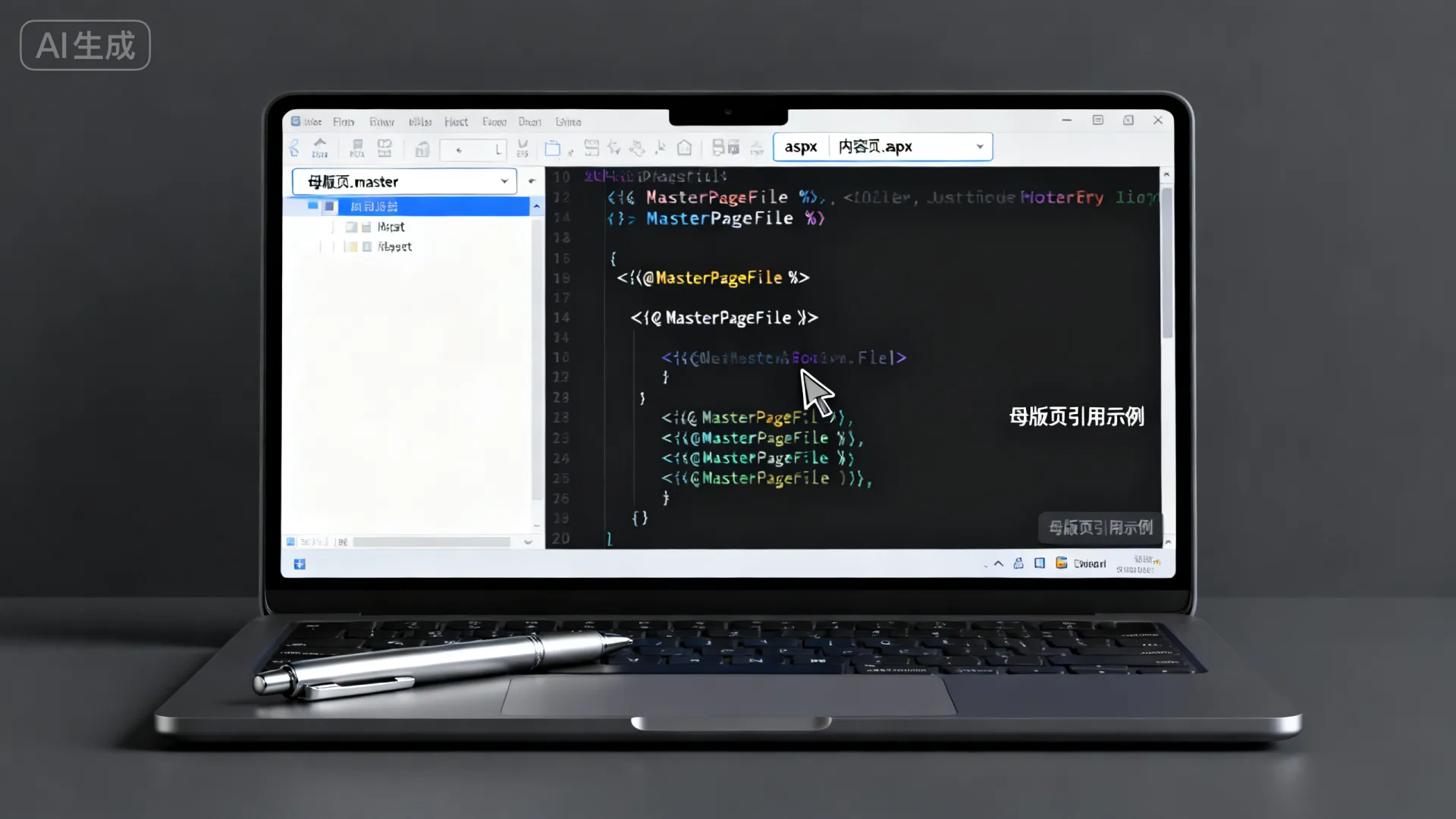 aspx引用母版页 aspx引用母版页