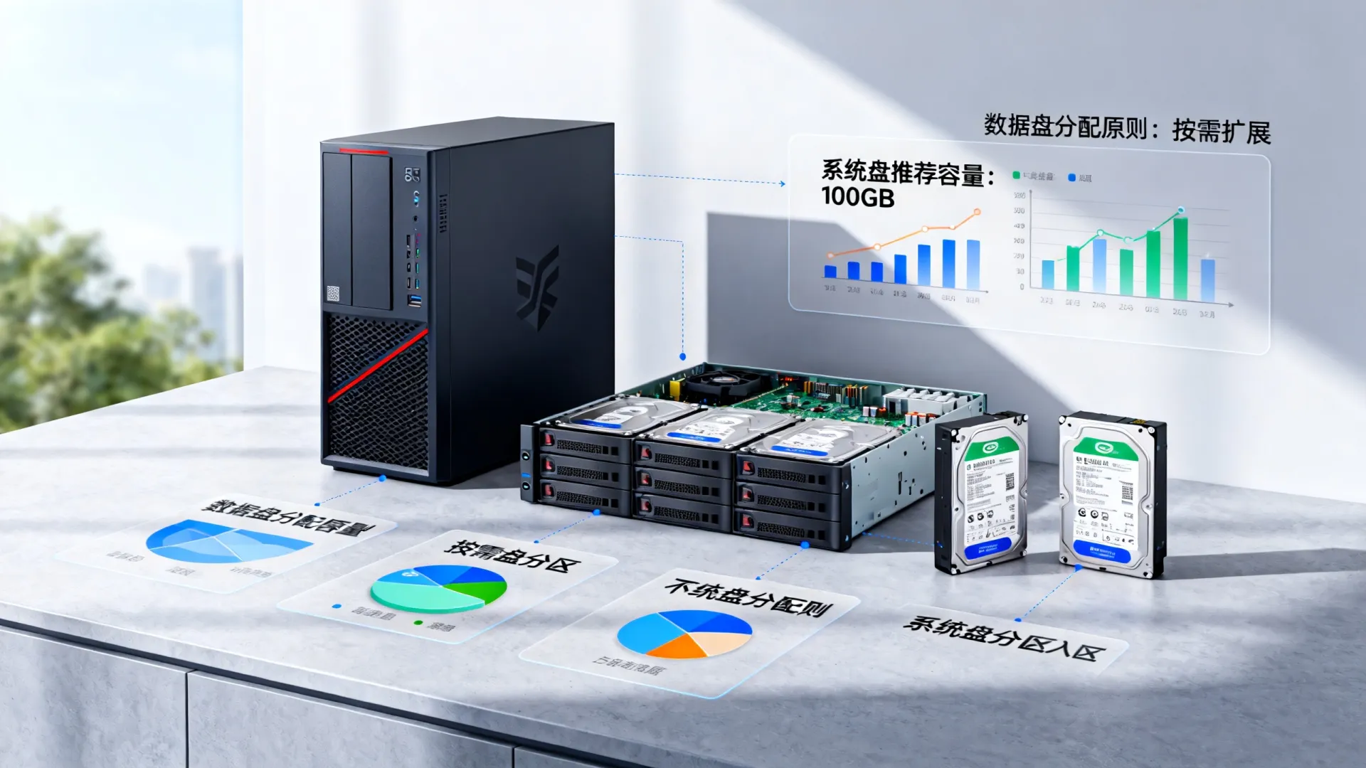 服务器操作系统应该分多大，服务器系统盘分多少合适？