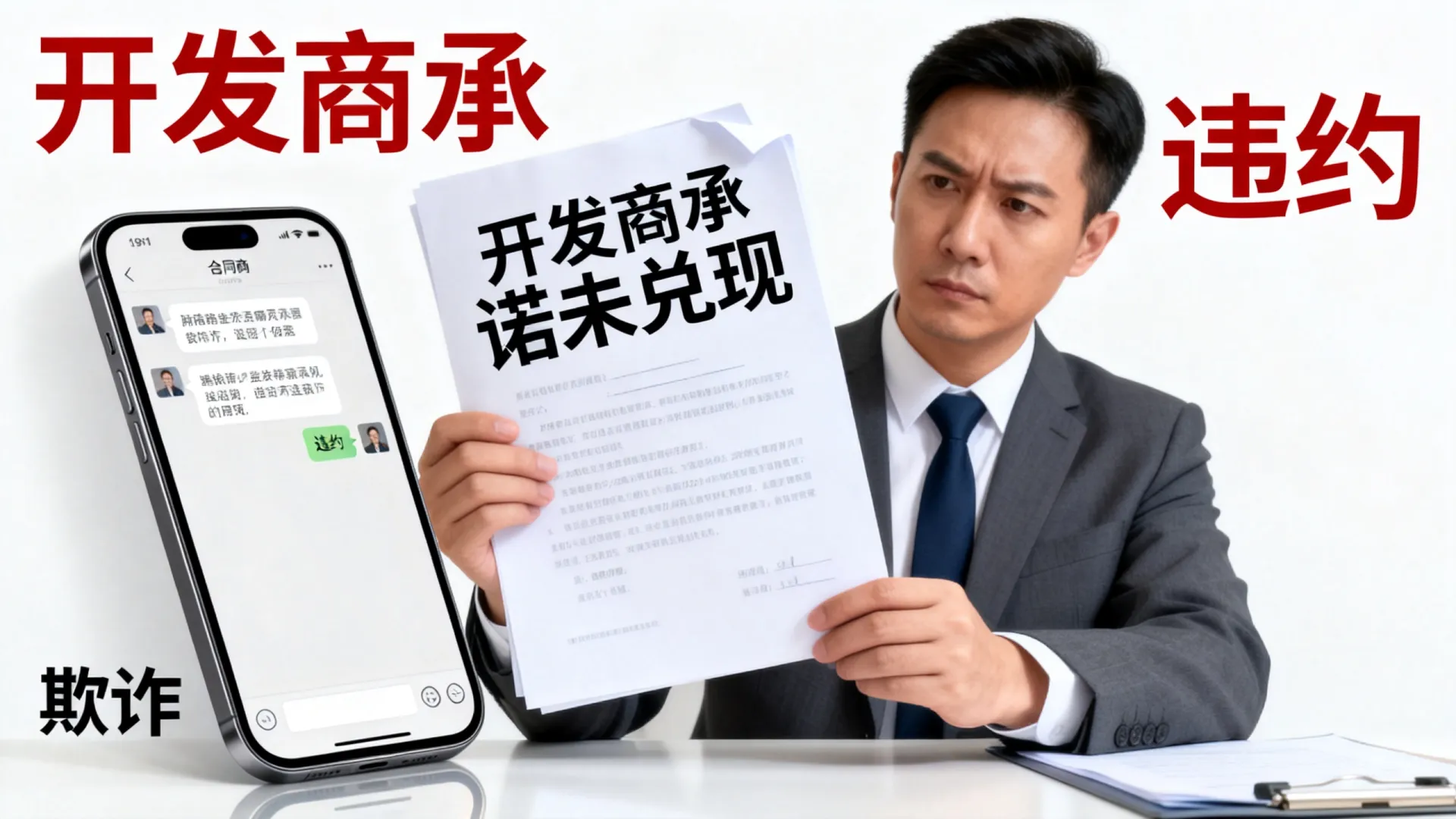 开发商欺骗业主 开发商欺骗业主